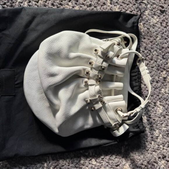 Alexander Wang Diego Medium Bucket Bag- White (Authentic) - Picture 7 of 10